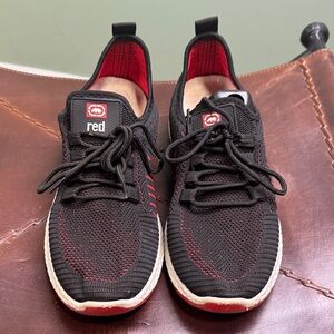 Marc Ecko Black and Red Sneakers 10